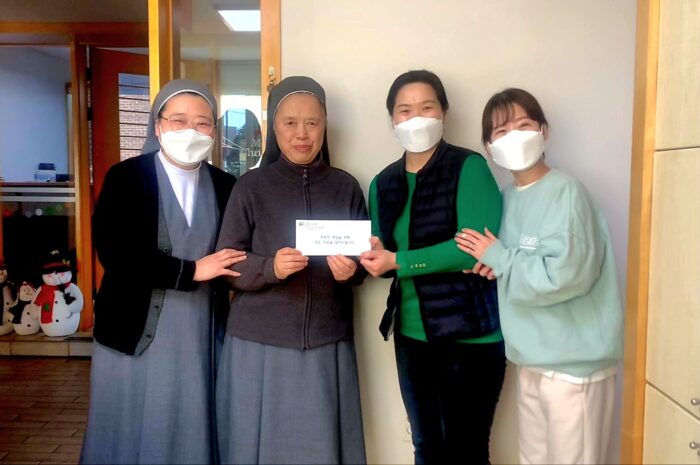 가천대 길병원 의료진들, 혜성보육원에 기부금 전달