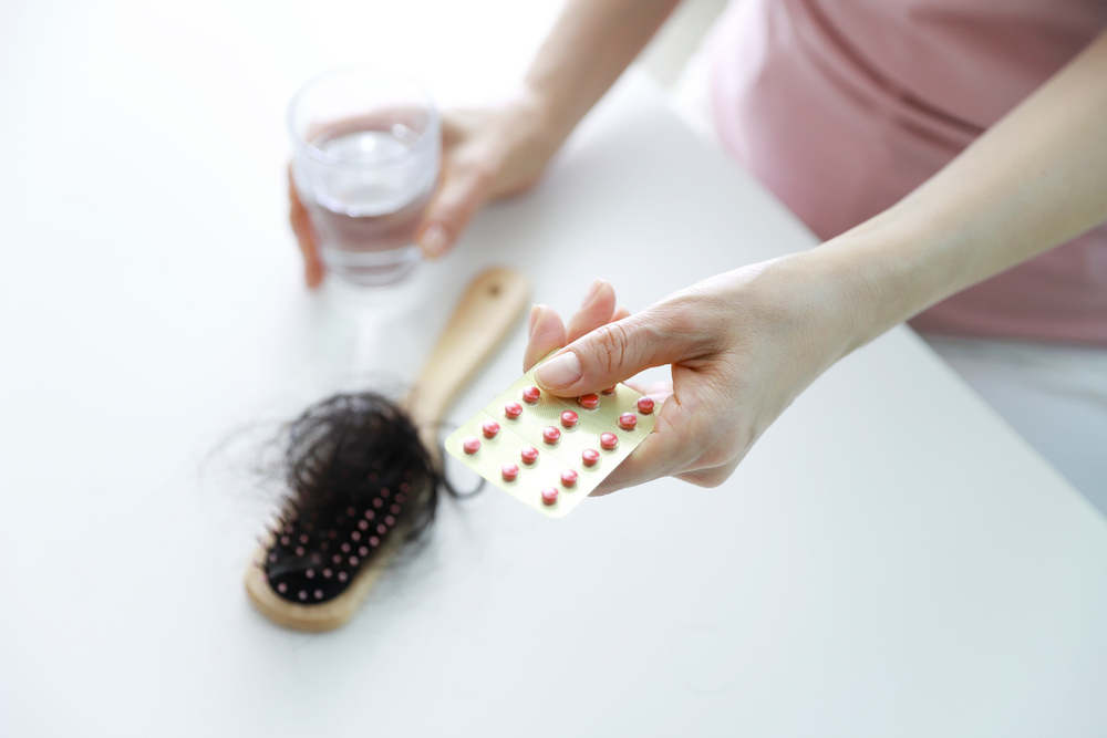 Can diet hair loss be managed with biotin?