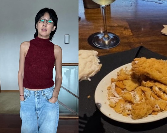 「これは乾燥しています」… ‘180cm・51kg’ Hong Jin -Kyung、Chicken ‘