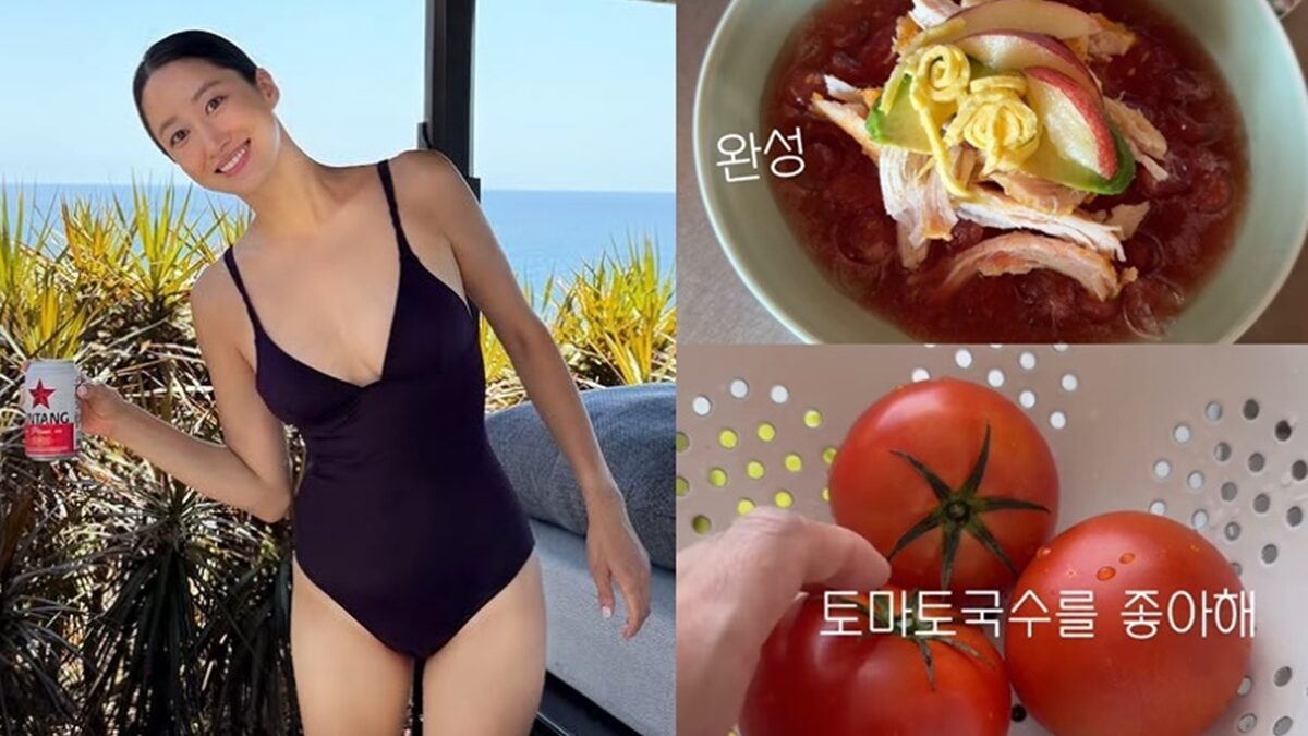 “이러니 날씬하지”… 40대 전혜빈이 여름철 즐겨 먹는 ‘토마토국수’ 레시피