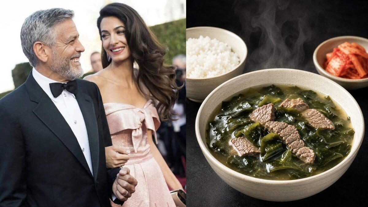 Amal Clooney desvela el secreto de su ‘figura perfecta’ a los 40: ¿sopa coreana cada mañana?