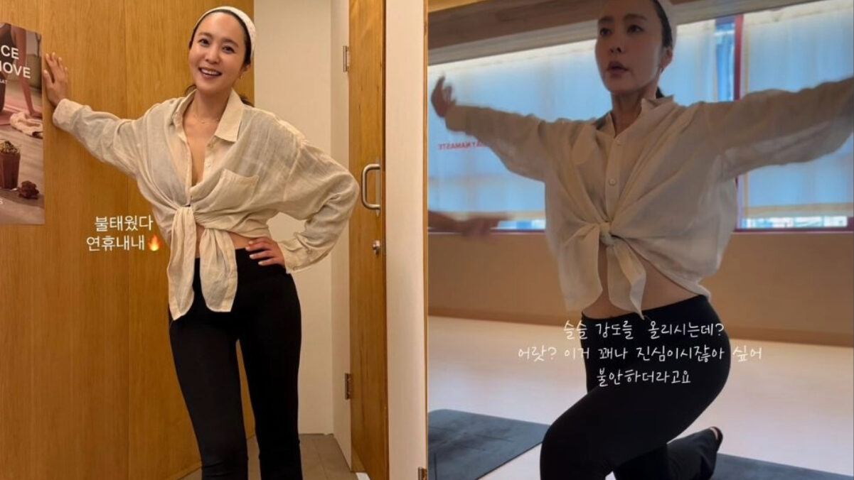 8kg 감량 박지윤, 고통 참으며 ‘이 운동’…군살 없는 바디라인 비결이라고?